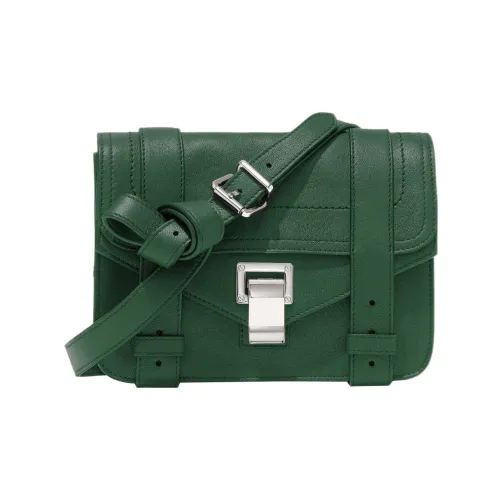 PROENZA SCHOULER Lambskin Crossbody Bag Mini Women's Forest Green