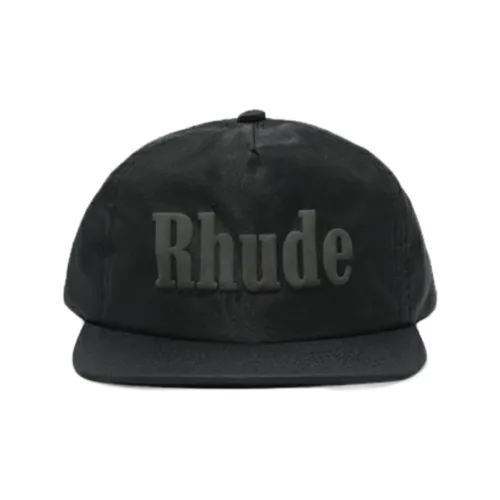 RHUDE Полиэстер Кепки Мужские Черные