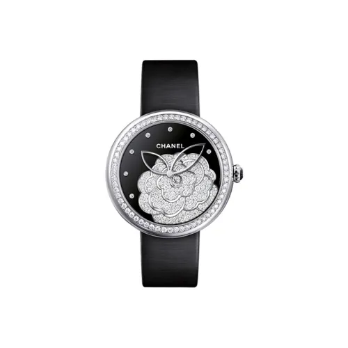 CHANEL Автоматический Механический Movement Женские Часы MADEMOISELLE PRIVÉ 37,5 мм Черные