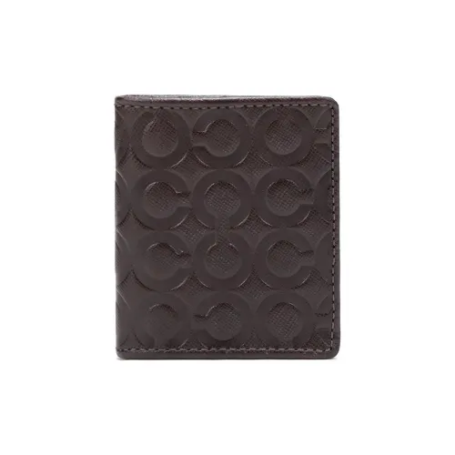 COACH Коровья кожа Мелочь Кошелек Кошелек Женские Тауповый