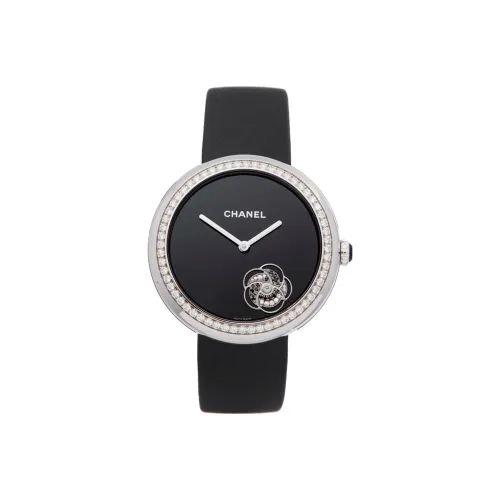 CHANEL Автоматический Механический Movement Женские Часы MADEMOISELLE PRIVÉ 37,5 мм Черные