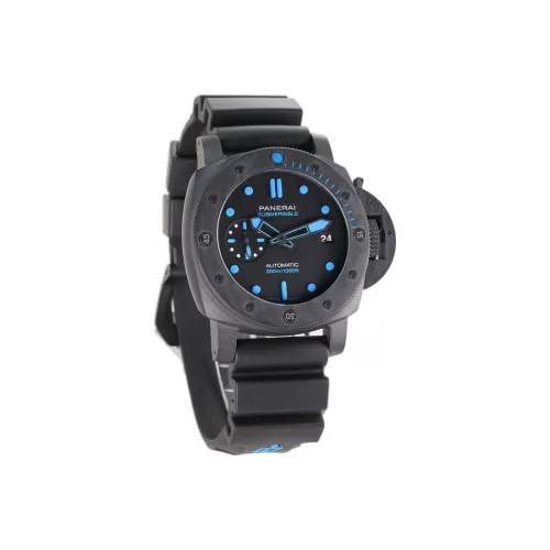 PANERAI Автоматический Механический Механизм Мужские Часы SUBMERSIBLE Collection 42 мм Черные