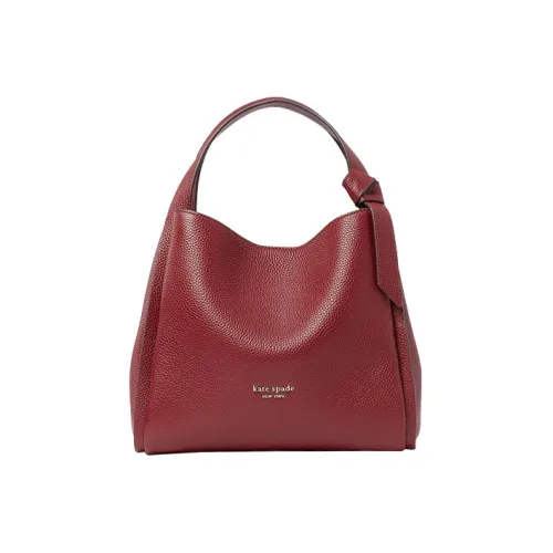 Kate Spade Knott Коровья кожа Сумка Средний Женские Красный кленовый лист