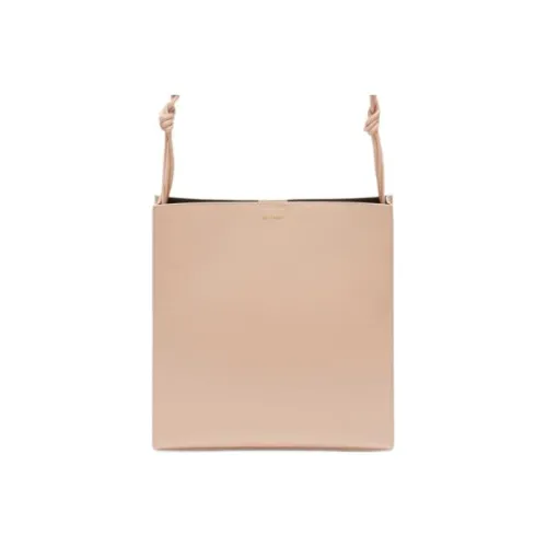 JIL SANDER Tangle Телячья кожа Сумка через плечо Сумка на плечо Средняя Женская Бежевая