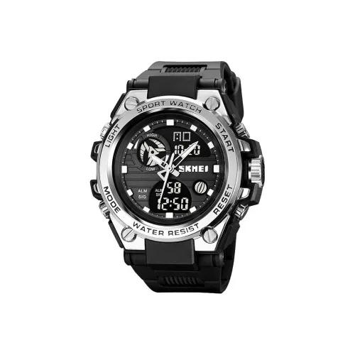 SKMEI Электронный механизм ПУ (полиуретан) Ремешок Часы Мужские Черный циферблат