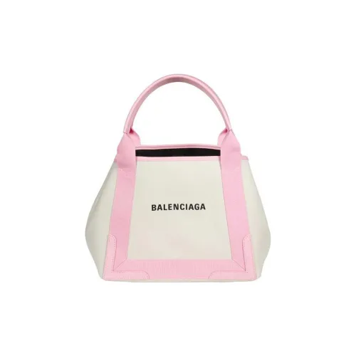 Balenciaga Темно-синий коровья кожа детали сумка маленькая женская розовый экрю