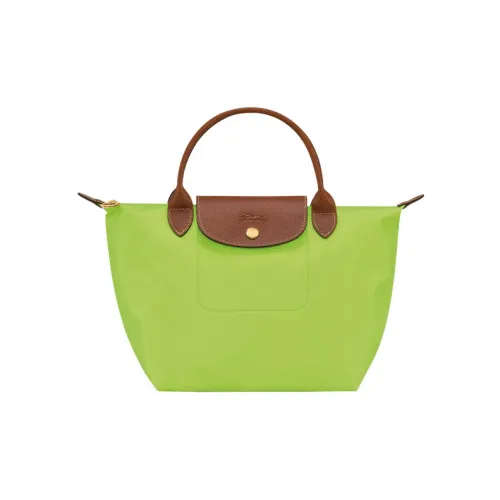 LONGCHAMP Le Pliage Сумка из коровьей кожи холщовая сумка-пельмени маленькая сумка женская зеленая
