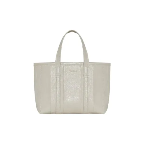 Balenciaga Barbes Arena Lambskin Tote Bag Shopping Bag Shoulder Bag Handbag Small Women's White