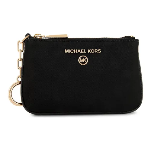 MICHAEL KORS Jet Set Charm Кожа Держатель для карт Монетница Маленький Экстра Унисекс Черный