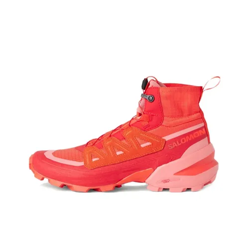 SALOMON x MM6 Maison Margiela Крест Высокий Топ Спортивная Повседневная Обувь Женская Красная