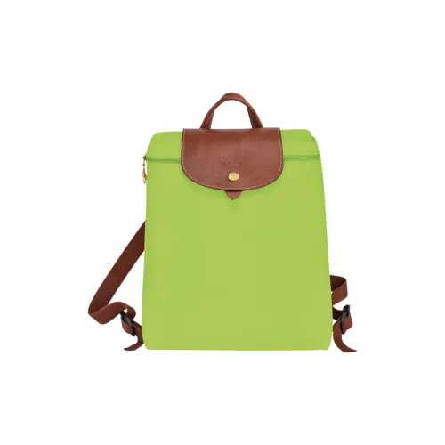 LONGCHAMP Le Pliage Коровья кожа Комбинированный Рюкзак Мини Женский Зеленый