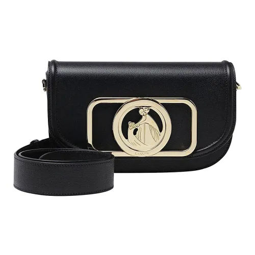 Lanvin Козья кожа Сумка через плечо Сумка на плечо Женская Черная