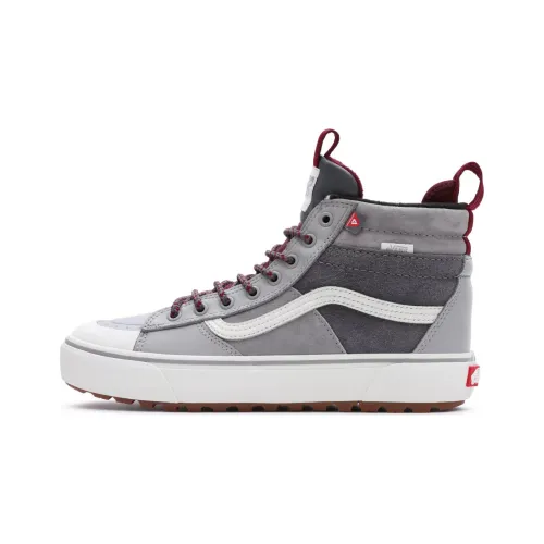 Vans SK8 MTE 2 High Топ Скейтборд Кроссовки Унисекс Серый Белый Красный