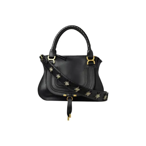 Chloe Marcie с рельефной телячьей кожей сумка через плечо сумка женская черная