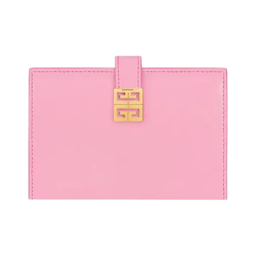 Givenchy 4G Коровья кожа Кошелек Средний Женский Ярко-розовый