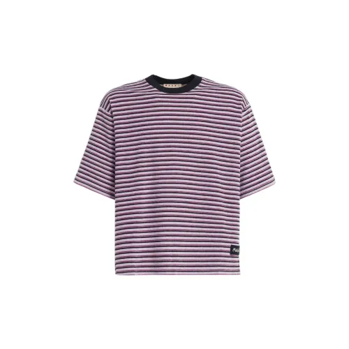 MARNI Фиолетовый Мужской T-Рубашки