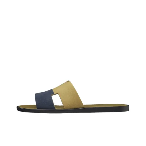 HERMES Izmir Слипоны Мужской Синий Коричневый