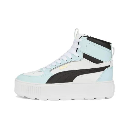 PUMA KARMEN REBELLE MID Топ Скейтборд Кроссовки Женские Синий Белый Черный