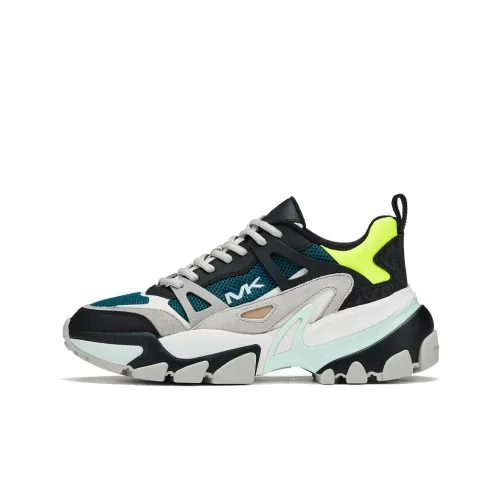 MICHAEL KORS Низкий топ Повседневная обувь Мужская Черный Серый Циан