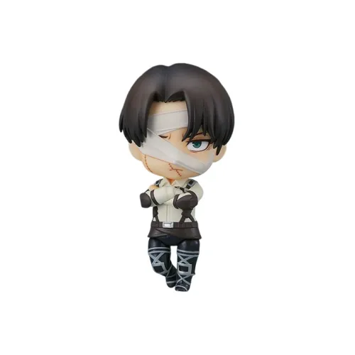 GSC Глина Фигурка №2002 Attack on Titan FINAL SEASON Фигурка Леви Акерман в стиле Chibi 10 см