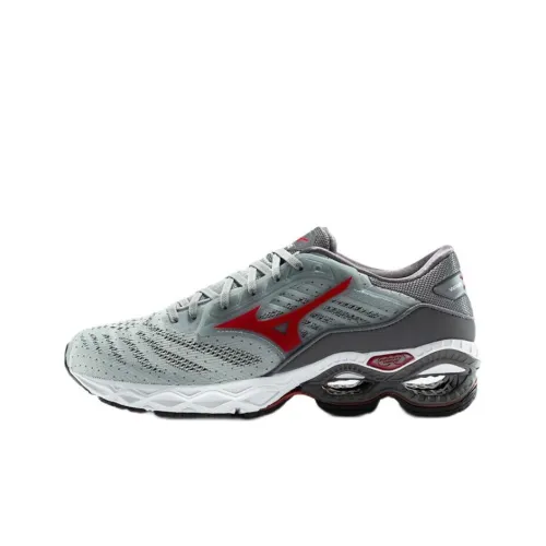 Mizuno Creation Шокабойеры Slip-Resistant Низкий Топ Беговые кроссовки Мужские Серебристо-Серый