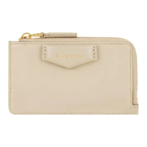 Givenchy Antigona Кошелек из гладкой коровьей кожи держатель для карт женский бежевый