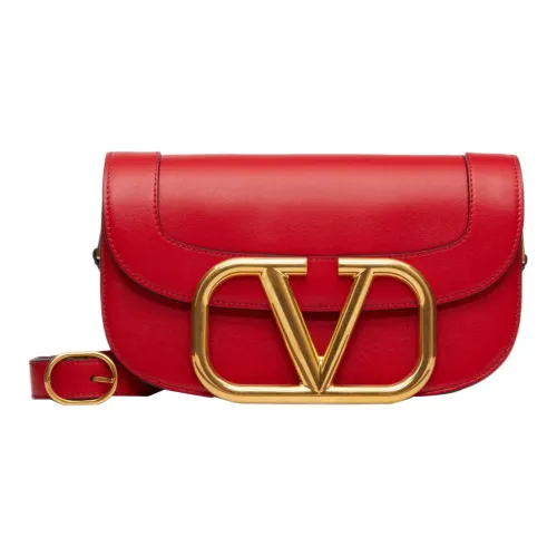 Valentino Garavani Телячья кожа Сумка через плечо Стандартная Женская Красная