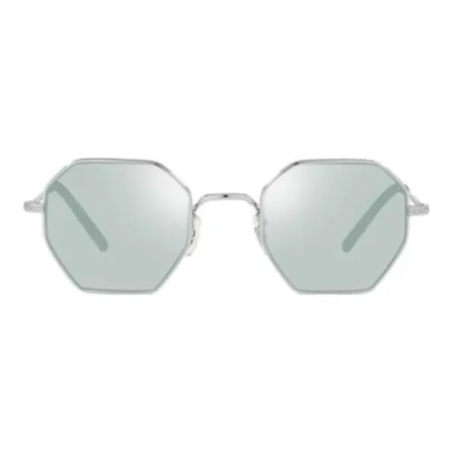 Oliver Peoples Солнцезащитные очки Серебристый Унисекс