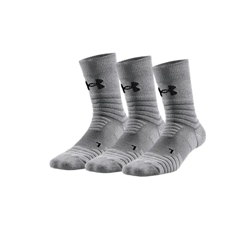 Under Armour 1 комплект 3 шт Серый Унисекс MID Носки до икры