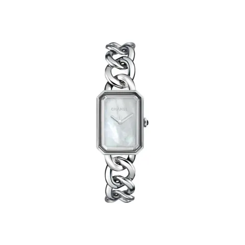 CHANEL PREMIERE Collection Наручные часы Кварцевый механизм Ремешок из нержавеющей стали Жемчужная раковина Циферблат