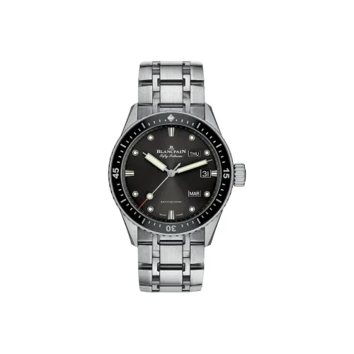 BLANCPAIN Автоматический Механический Часы Мужские FIFTY FATHOMS 43 мм Черные