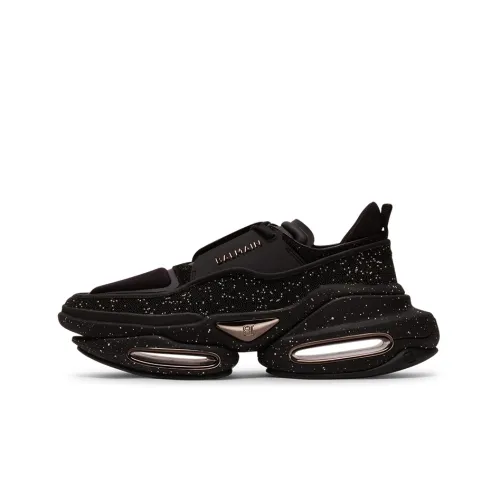 BALMAIN Амортизация Низкий Топ Спортивная Повседневная Обувь Мужская Черная