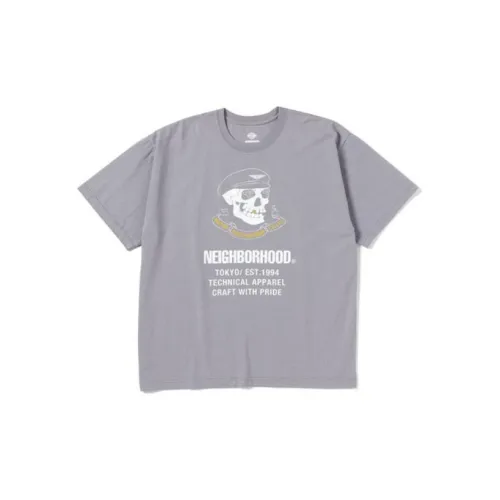 NEIGHBORHOOD Серый Мужской T-Рубашки