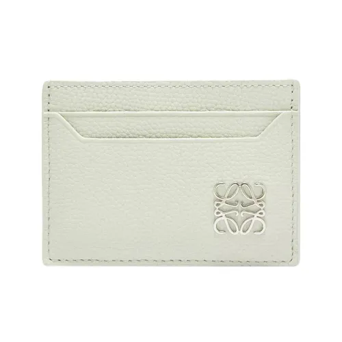 LOEWE Anagram Pebble Текстура Коровья кожа Картхолдер Женский Светло-синий