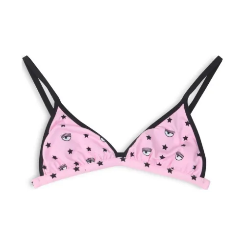 Chiara Ferragni Розовые Женские Бюстгальтеры