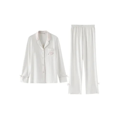 ROSE TREE Экрю Женские Пижамные Комплекты