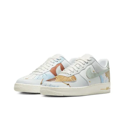 Nike Air Force 1 Low Топ Скейтборд Кроссовки Мужские Белые