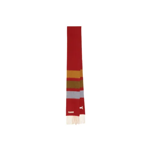 MARNI Вязаные шарфы Red Men's