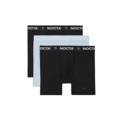 Nike X Drake NOCTA Collection 3 Pack Черный+Синий+Черный Мужские Боксер-шорты