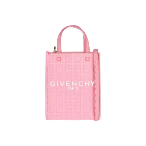 GIVENCHY Сумка Tote из коровьей кожи Сумка для покупок Сумка через плечо Сумка мини Женская Ярко-розовая
