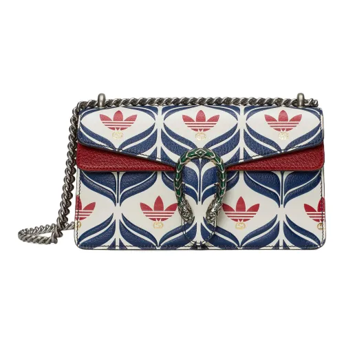 GUCCI Adidas Коллаборация Dionysus Кожа Сумка с цепочкой Сумка через плечо Сумка на плечо Женская