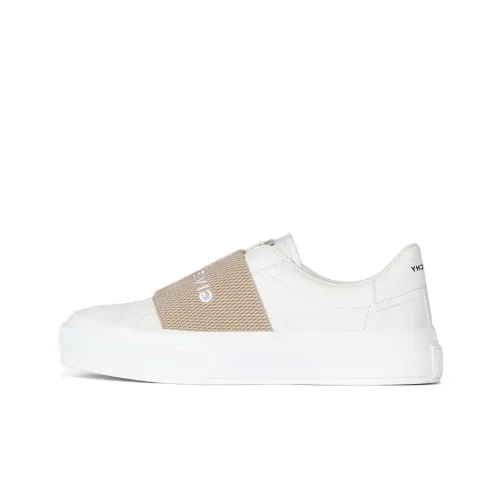 Givenchy Городской Sport Low Топ Стильные Скейтбординги Женские Белые Бежевые