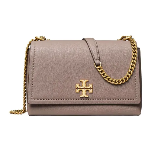 TORY BURCH Кожа Сумка через плечо Сумка на плечо Женская Серебряная Кленовый