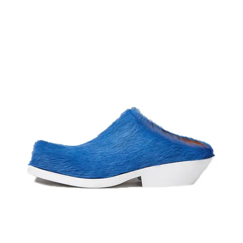 MARNI Домашние тапочки Мужские Синие