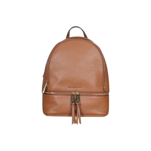 MICHAEL KORS Рюкзак из коровьей кожи среднего размера женский карамельно-коричневый