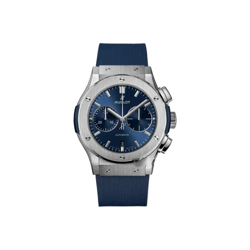 HUBLOT Автоматический Механический Механизм Мужские Классические Фьюжн Часы 45 мм Синий