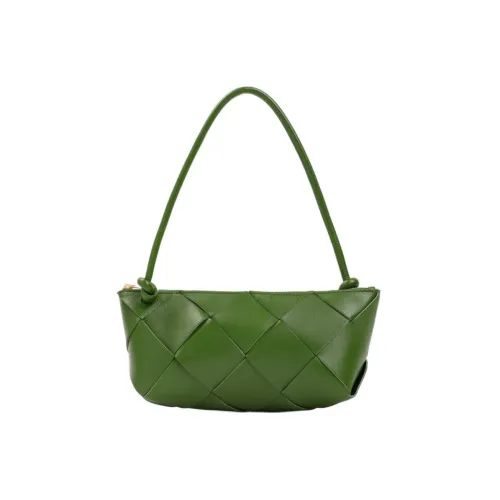 Bottega Veneta Arco Кожа Тоут Маленькая Сумка Сумка через плечо Сумка Сумка через плечо Женская Зеленая