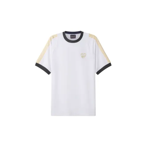 EMPORIO ARMANI EA7 FW22 T Рубашка Мужская Белая