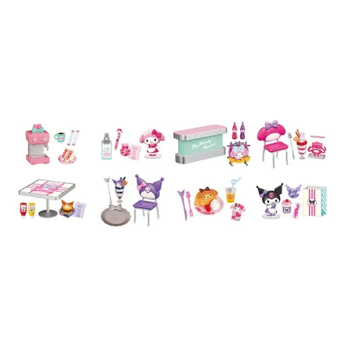 RE MENT Sanrio My Melody's Dream Dinner Lucky Draw Цельная коробка 8 шт