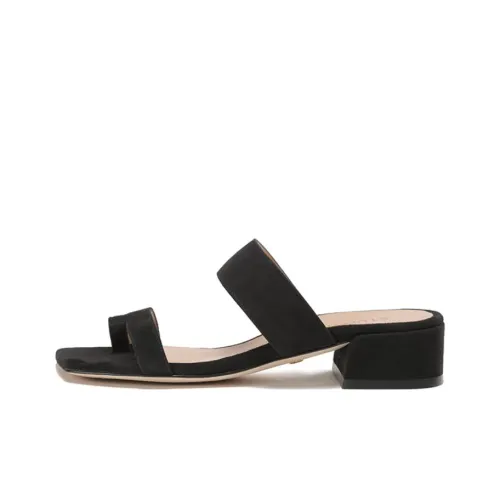 Stuart Weitzman SW Шлепанцы Женские Черные